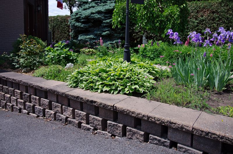 Concrete Block Retaining Wall